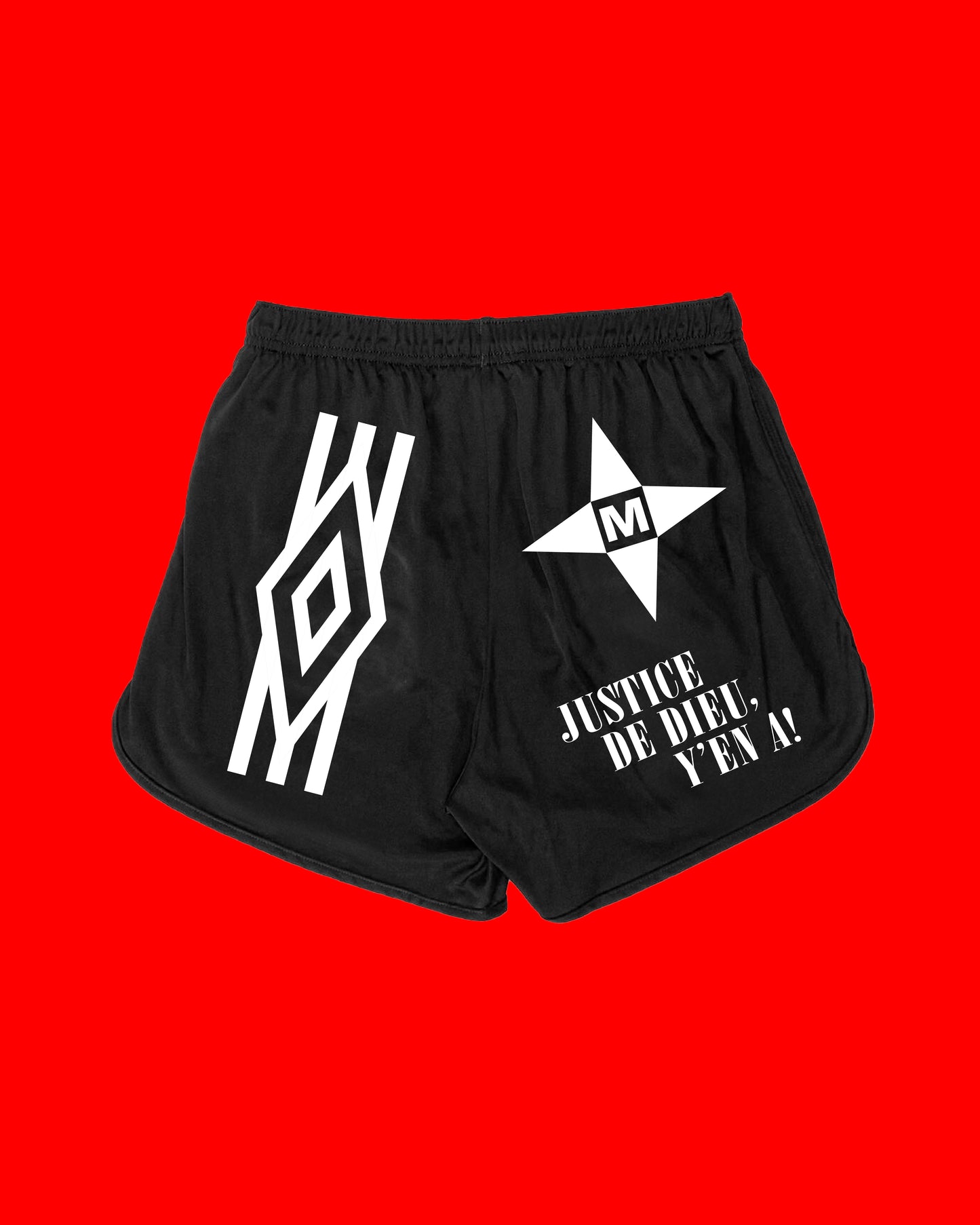 Boulot Ndako Short With Pockets (Black)