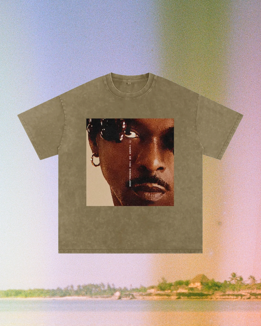 Tears on The Dancefloor art I - Snow Washed Oversized Cotton T-Shirt