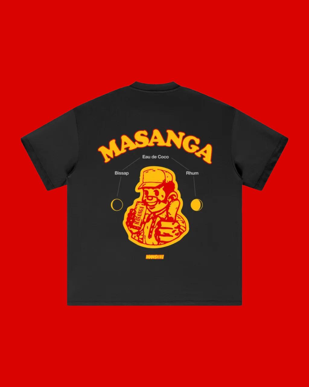 Masanga T-shirt + Moonshine PLAY (Heavyweight Earth Tone T-Shirt)